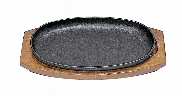Yahoo! Yahoo!ショッピング(ヤフー ショッピング)SN 鉄 ステーキ皿 25cm 小判型D 0461400