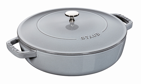 Yahoo! Yahoo!ショッピング(ヤフー ショッピング)ストウブ（Staub） ブレイザーソテーパン グレー 24cm 40511-471（0560960）