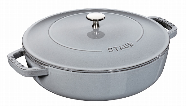 Yahoo! Yahoo!ショッピング(ヤフー ショッピング)ストウブ（Staub） ブレイザーソテーパン グレー 28cm 40511-470（0561000）