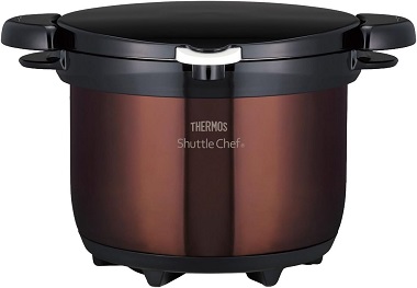 サーモス(THERMOS) 無意味さ保温煮焚き器 シャトル料理人 読みやすい赤銅色 3.0L (012762-010) 調理器具-鍋、グリル-キッチン、日用品、文具
