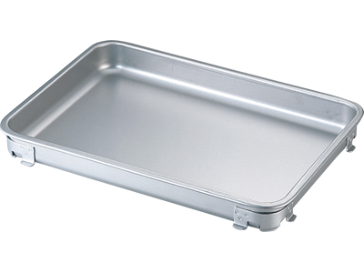 エムテートリマツ アルマイト餃子&生鮮バット 6枚取 (007641-006)