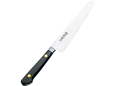日本鋼ツバ付 ペティーナイフ 源助久 15cm 大 (013044-001)