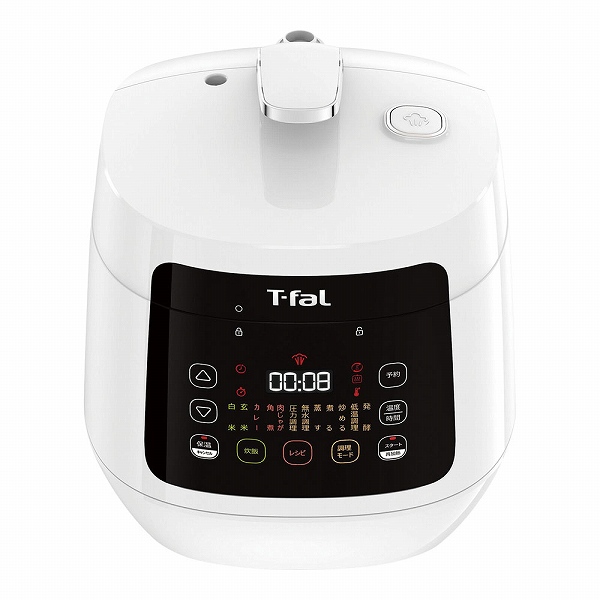 ティファール(T-fal) コンパクト電気圧力鍋 ラクラ・クッカー 3L CY3511JP(AAT8901)