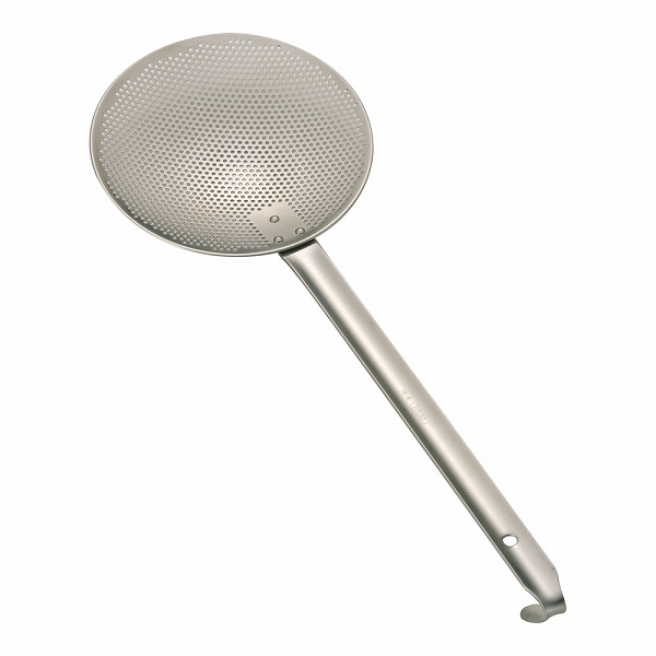 三宝産業 18-8 パンチング丸カス揚 YUKIWA エコクリーン 17cm 板ハンドル AEK3001
