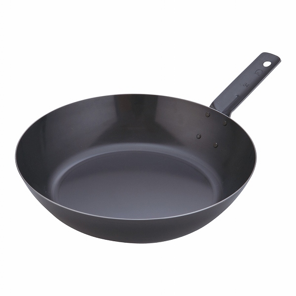 鉄黒皮 オーブン用厚板フライパン 34cm AHL94034