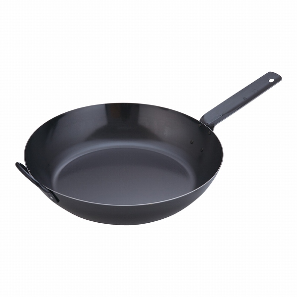Yahoo! Yahoo!ショッピング(ヤフー ショッピング)鉄黒皮 オーブン用厚板フライパン 40cm AHL94040