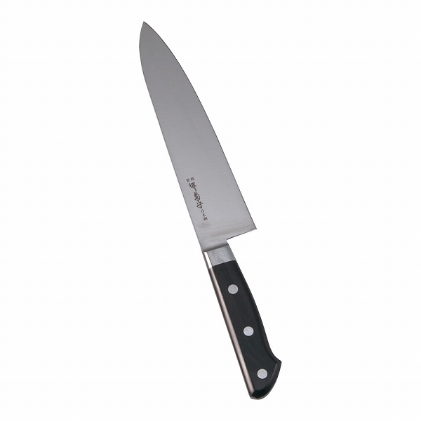 河村刃物 日本鋼 洋出刃 21cm 両刃 口金付 AKK5802