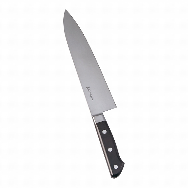 河村刃物 日本鋼 洋出刃 24cm 両刃 口金付 AKK5803