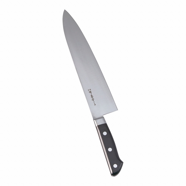 河村刃物 日本鋼 洋出刃 27cm 両刃 口金付 AKK5804