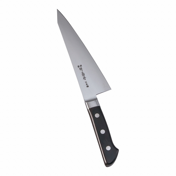 河村刃物 日本鋼 ガラスキ 18cm 両刃 口金付 AKK5901