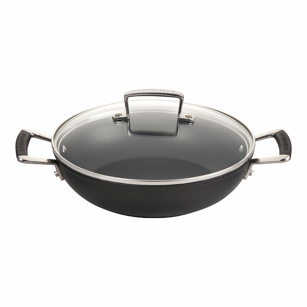 ル・クルーゼ(Le Creuset) シャローマルチパン TNS 24cm ガラスフタ付 96200 ...