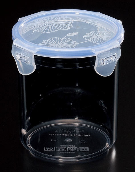LOCK＆LOCK コンテナ ラウンドポット ビスフリー 0.7L LBF932D(ALL1602)