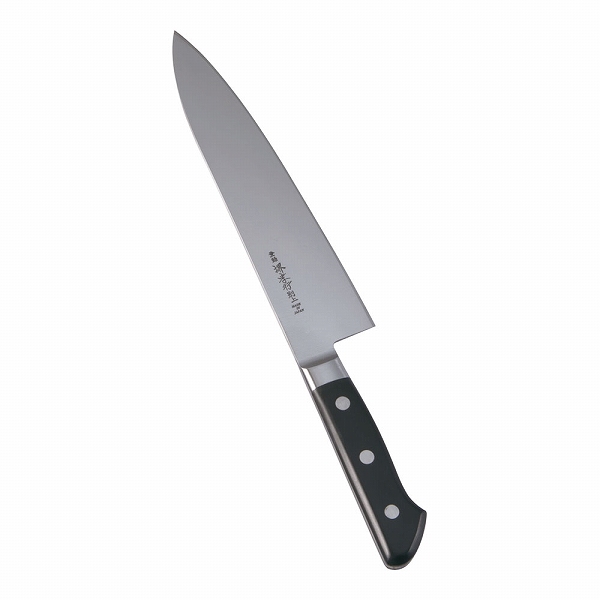 青木刃物製作所 日本鋼 洋出刃 21cm 両刃 ツバ付 ANH04021