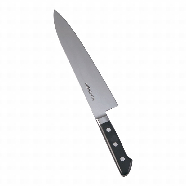 青木刃物製作所 日本鋼 洋出刃 24cm 両刃 ツバ付 ANH04024