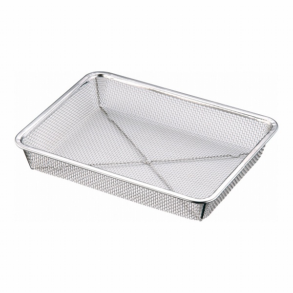 スリースノー ピシャット角深ザル 10枚取 ステンレス 6.5メッシュ APS07010