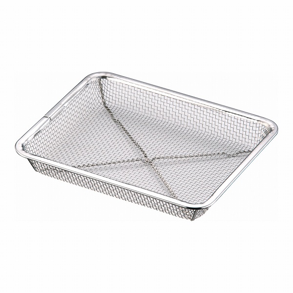 スリースノー ピシャット角深ザル 21枚取 ステンレス 6.5メッシュ APS07021