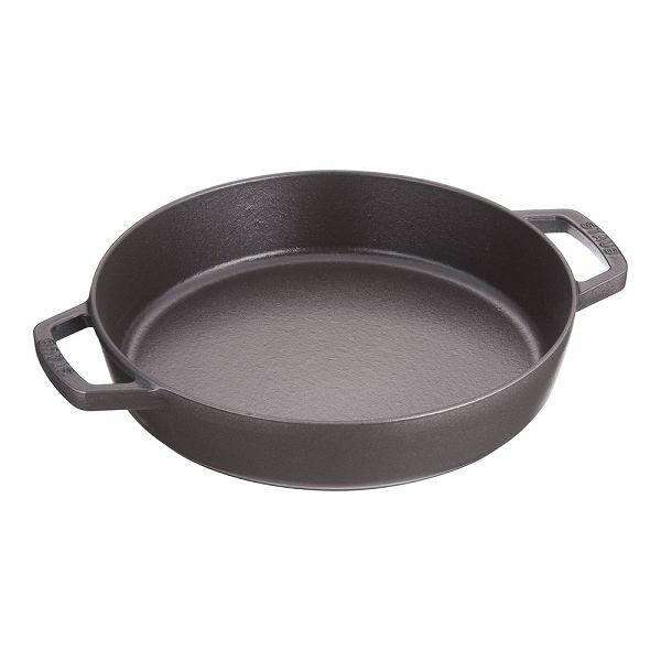 Yahoo! Yahoo!ショッピング(ヤフー ショッピング)ストウブ（Staub） 両手フライパン 黒 26cm 鋳鉄 40511-725（ASTN304）