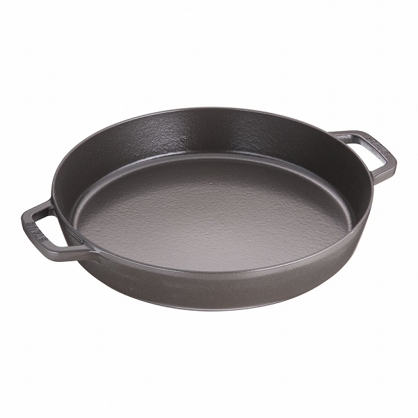 Yahoo! Yahoo!ショッピング(ヤフー ショッピング)ストウブ（Staub） 両手フライパン 黒 34cm 鋳鉄 40511-073（ASTN307）