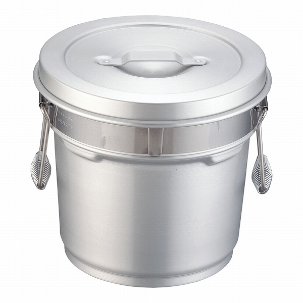 オオイ金属 アルマイト 段付二重食缶 8L 246-R(ASY74246)