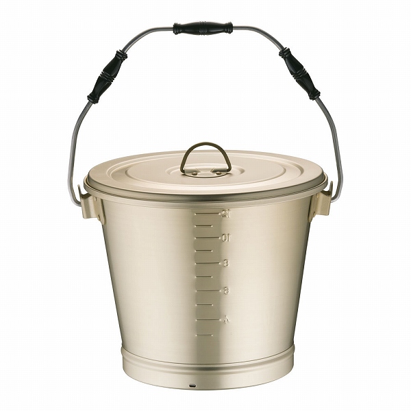 オオイ金属 しゅう酸 丸型一重食缶 14L にぎり3ヶ付 215 G(ASY89215) : 507130200 : オートパーツエージェンシーその他キッチン、日用品、文具