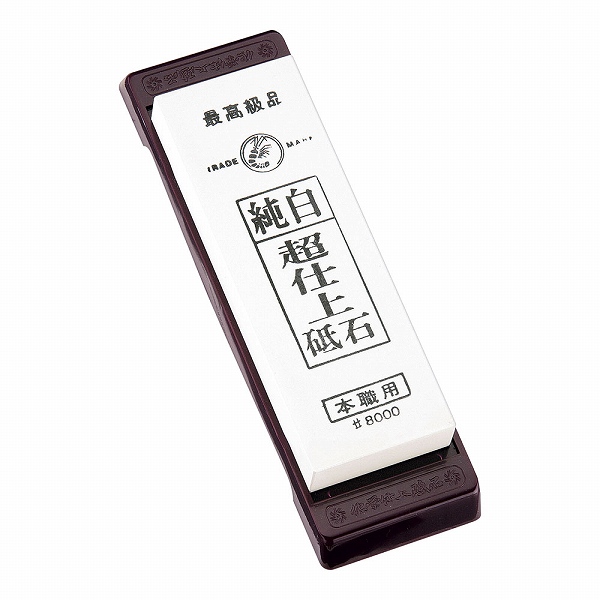 ナニワ研磨工業 純白超仕上砥石 エビ印 ＃8000 台付 IF-1001(ATI07)