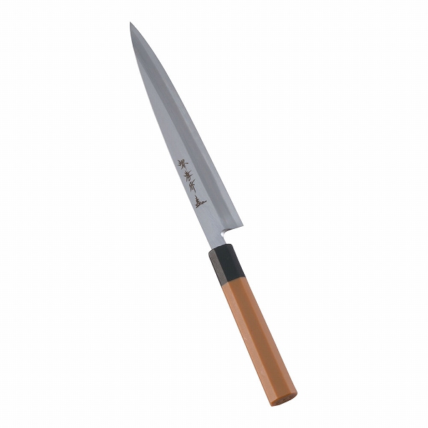 青木刃物製作所 モリブデン鋼 プラスチック抗菌柄 正夫 21cm 片刃 ATK5421
