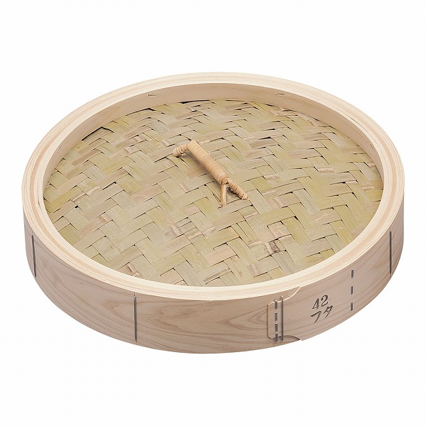 中華セイロ 蓋 42cm 桧 ATY18042