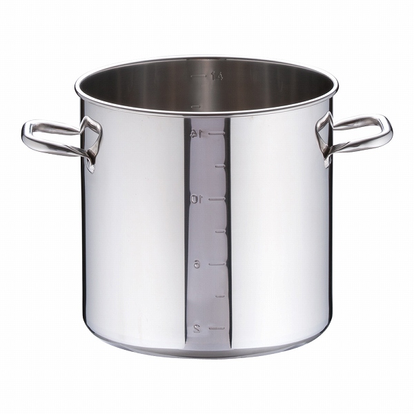 寸胴鍋 パワー・デンジ 27cm 目盛付 蓋無 AZV7027