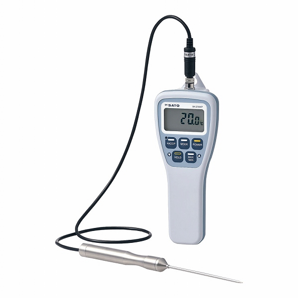 佐藤計量器(SATO) 防水型食品用温度計 標準センサーS270WP-01付 SK-270WP(BOVR901)