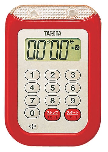 �^�j�^(Tanita) �剹�ʃ^�C�}�[100���v ���b�h TD-377RD(BTI6201)