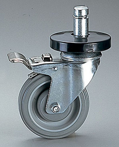 TKG ワイヤーシェルフ キャスター φ100mm ストッパー付 R-100S(HWI02002)