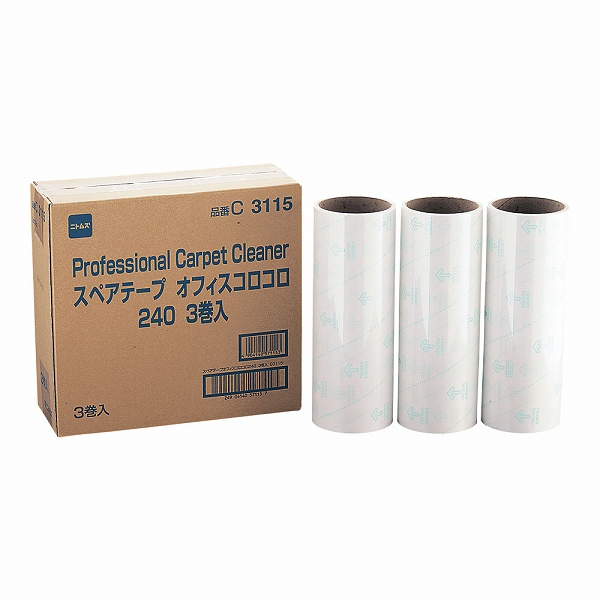 ニトムズ(Nitoms) オフィスコロコロ スペアテープ 240mm 入数：1セット(3巻入) C3115(JKL88802)