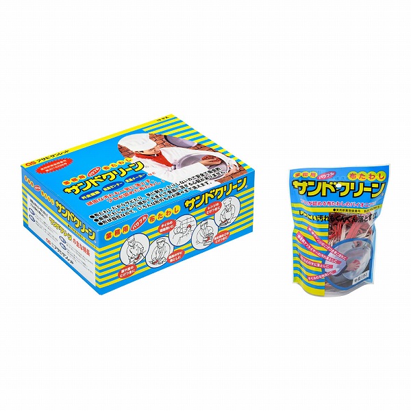 布たわし サンドクリーン コバックス 赤 小 中目 入数：1セット(10個入) JTW11002
