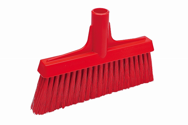Vikan(ヴァイカン) フロアブルーム レッド ソフトタイプ ハンドル別売 3104(KHL1902)
