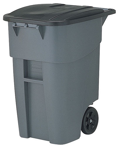 ラバーメイド(Rubbermaid) ビッグホイールコンテナ グレー 190L RM9W27GY(KKV3702)