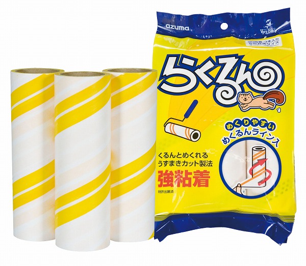 Yahoo! Yahoo!ショッピング(ヤフー ショッピング)アズマ工業 らくるん強粘着テープめくるん ライン付 入数：1セット（3本入） KLK0601