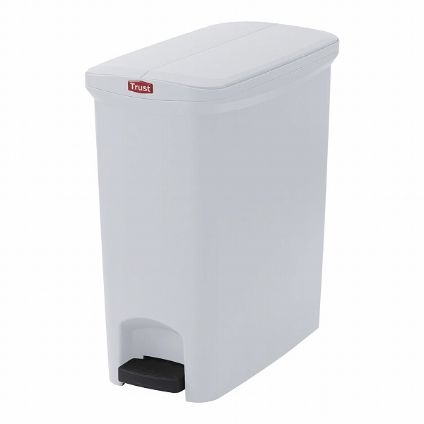 トラスト(Trust) ステップオンコンテナ ホワイト スリム 50L 左右開き 1302(KTLN310)