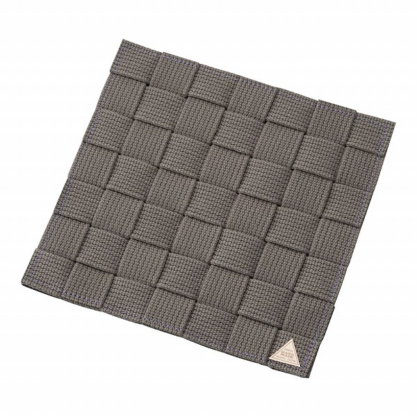 シンビ(Shimbi) アイスペールマット ランチマット-8 グレー 180×180mm PLV089D