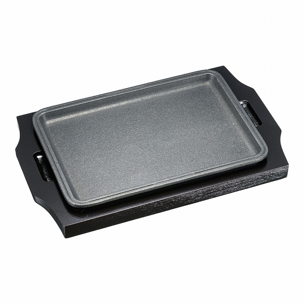 アルミステーキ皿 角型 PSL05