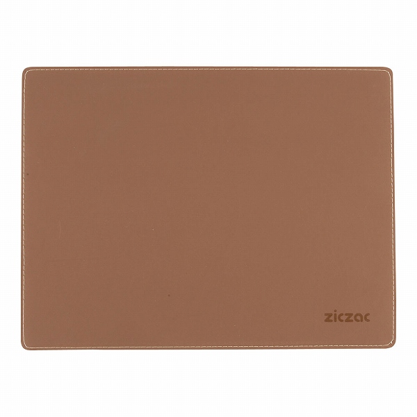 ZICZAC(ジックザック) プレースマット ユニ ブラウン レクタンギュラー PZI0402