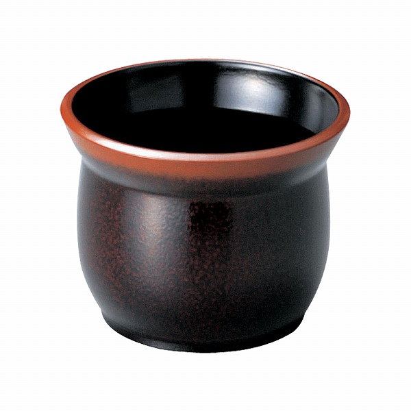 若泉漆器 ガラ入れ 天目 小 メラミン H-41-99(QGL3701)