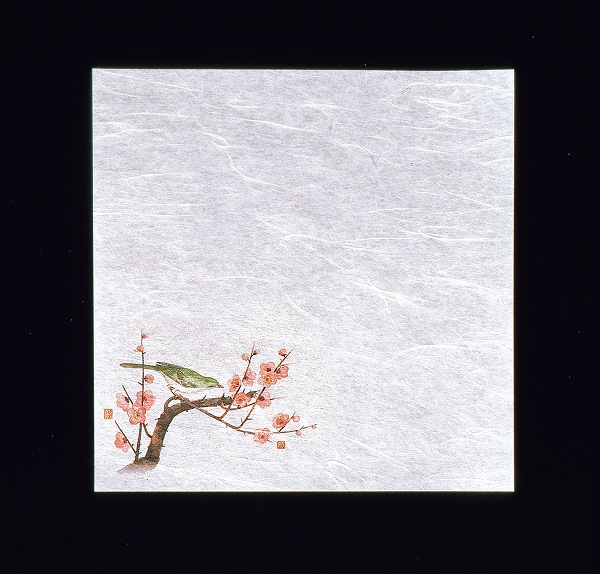 ヤマコー(Yamaco) 新・濡れ奉書紙 梅 200×200mm 入数：1セット(100枚入) QHU10
