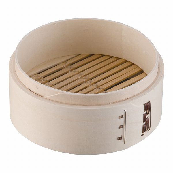 ミニ中華セイロ 身 15cm 白木 QSI19152