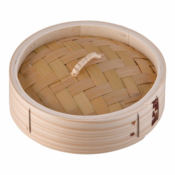ミニ中華セイロ 蓋 15cm 松 QSI6501