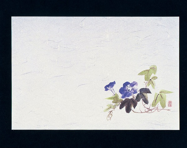 マイン(Mine) 四季紙 千寿 朝顔 26.5×39cm 入数：1セット(100枚入) M30-209(QSV28)