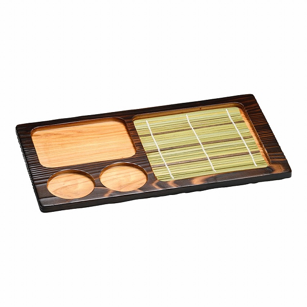 ヤマコー(Yamaco) 天ザル 焼杉 QTV09 その他食器、カトラリー-食器、グラス、カトラリー-キッチン、日用品、文具