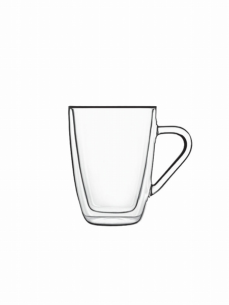 Bormioli Luig(ボルミオリルイジ) マグ ダブルウォール サーミックガラスドリンク＆デザイン 320cc 入数：2ヶ入 10356/01(RBL9301)