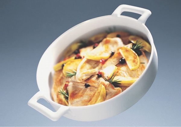 REVOL(レヴォル) ラウンドディッシュ ベルキュイジーヌ ホワイト 18.5cm 磁器製 614847(RLB5402)