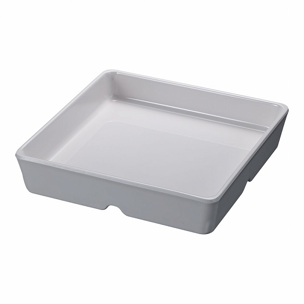 関東プラスチック スクエアパーツ・ポーション ホワイト 4/9 メラミン M-2394(RPC0302)