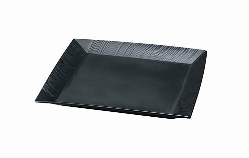 NARUMI(ナルミ) エスプリトレイ ステラート ブラック 28cm ボーンチャイナ 58017-7C3450(RST2901)